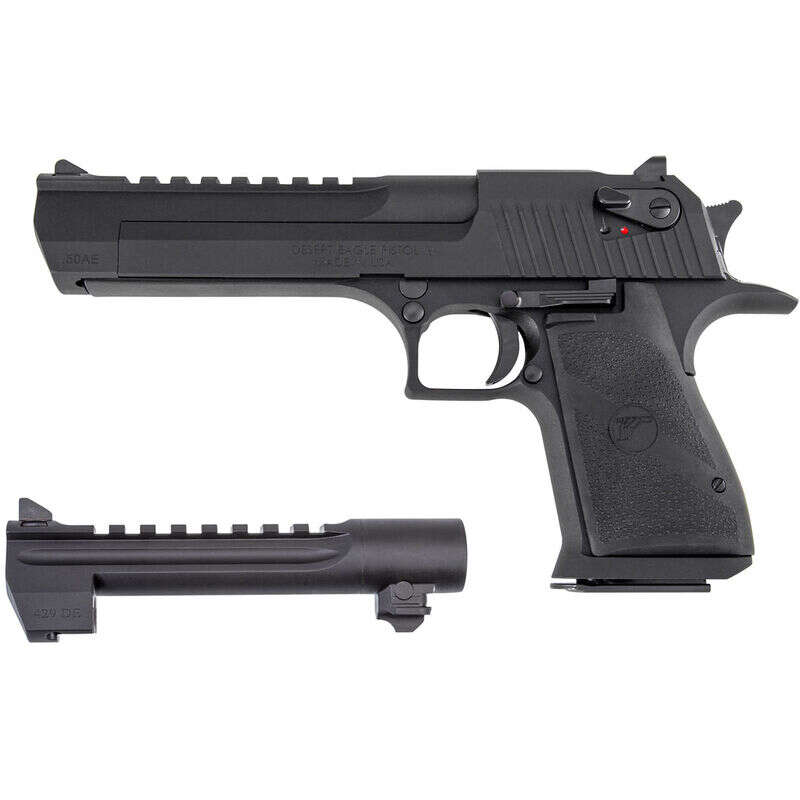 Handguns Magnum Research 6" 50AE MAG DE50429      DE EAGLE 50AE/429DE 6 7R      BLK • Model: 6"